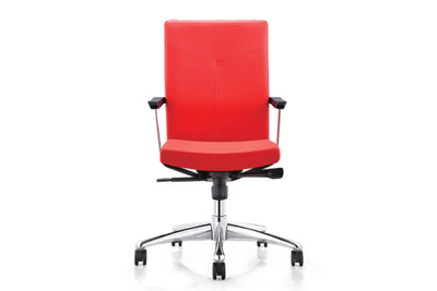 时尚红色可活动主管职员办公班椅DA1528B