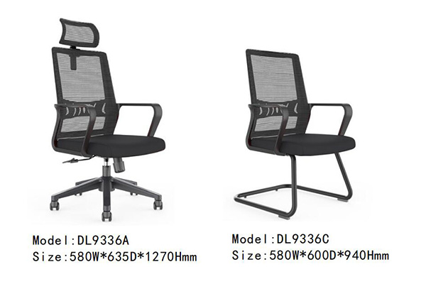 迪欧家具DL9336系列 - 网布职员背椅