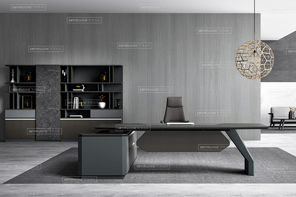 迪欧家具大金系列 - 造型独特现代办公桌