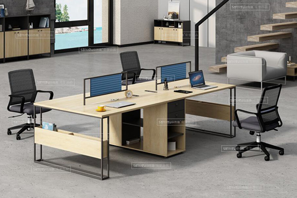 森雅图品牌斯格系列 - 小清新风格职员桌
