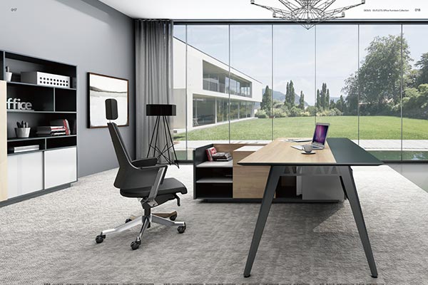 现代时尚办公桌椅-新境系列-迪欧家具