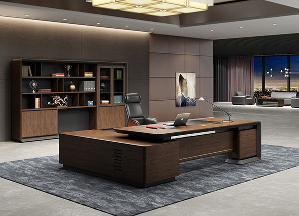 新品-北京系列-儒雅风度总裁办公桌-迪欧家具