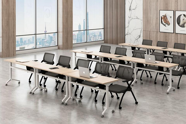 2020新品-配齐系列-组合培训桌椅-迪欧家具
