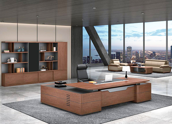 新品-华图系列-老板办公桌-迪欧家具-森雅图品牌