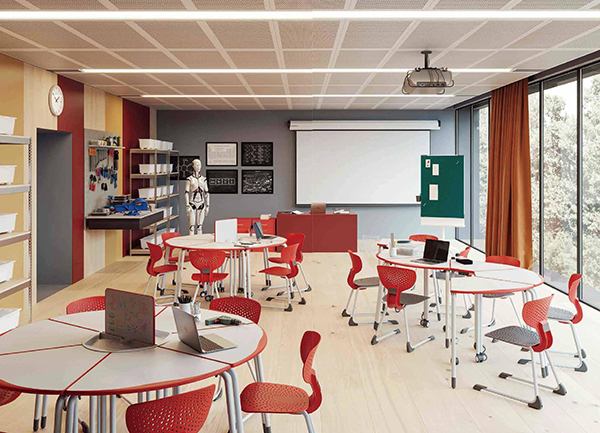 2021-组合课桌椅-普朗克系列-迪欧集团教育家具品牌