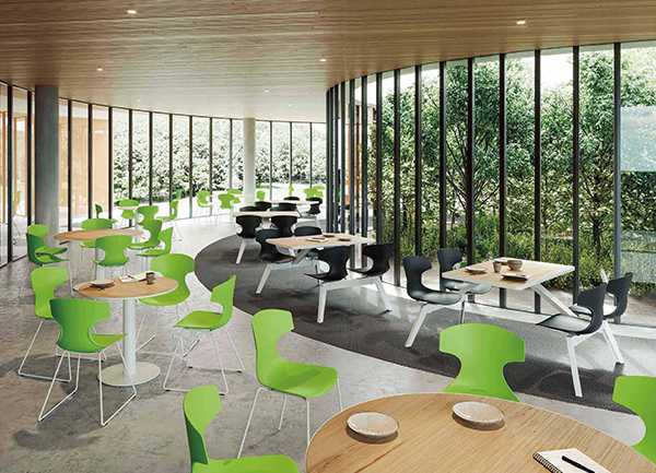 2021-学校饭堂餐桌椅-甲壳虫系列-迪欧家具